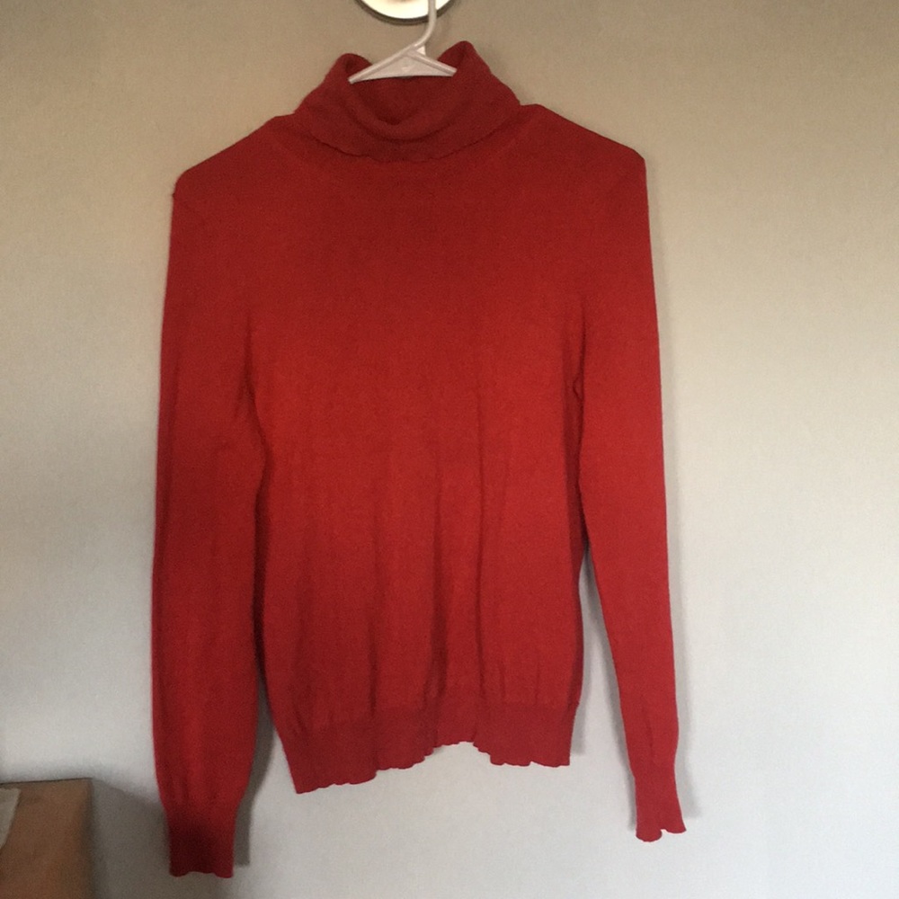 Banana Republic Red Turtleneck